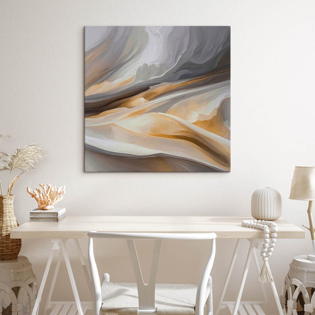 Graue Wellen mit Honigton — Interieur 3