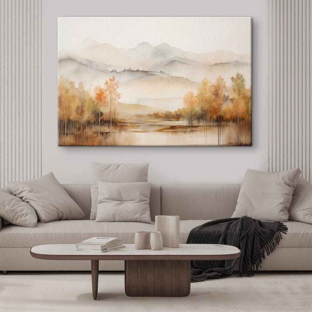 Goldenes Ufer im Bergnebel — Interieur 1