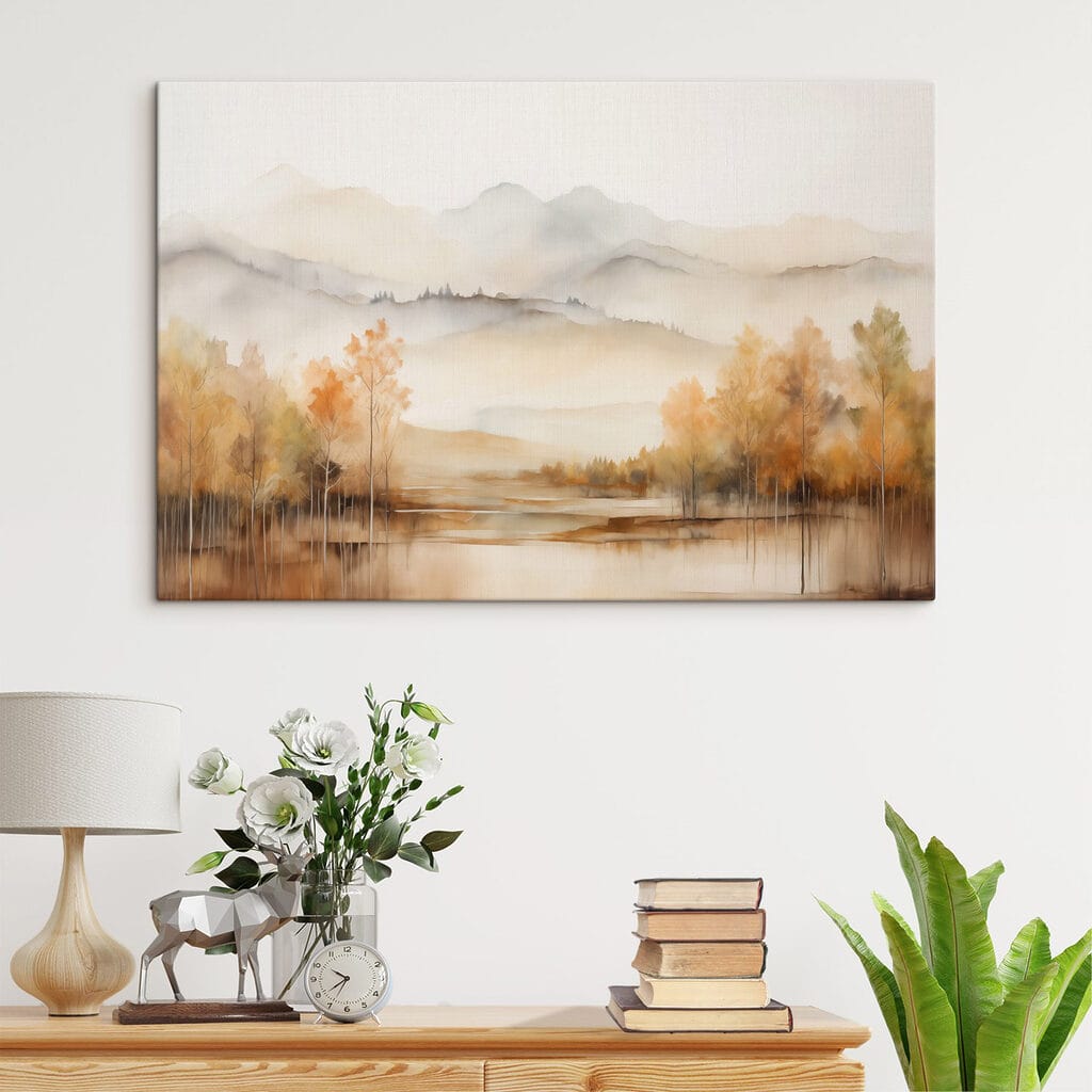 Goldenes Ufer im Bergnebel — Interieur 2