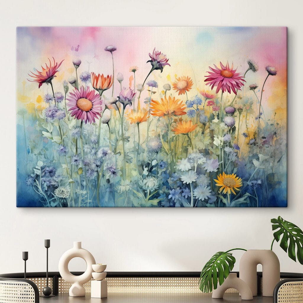 Wildblumen im rosa Morgenlicht — Interieur 2