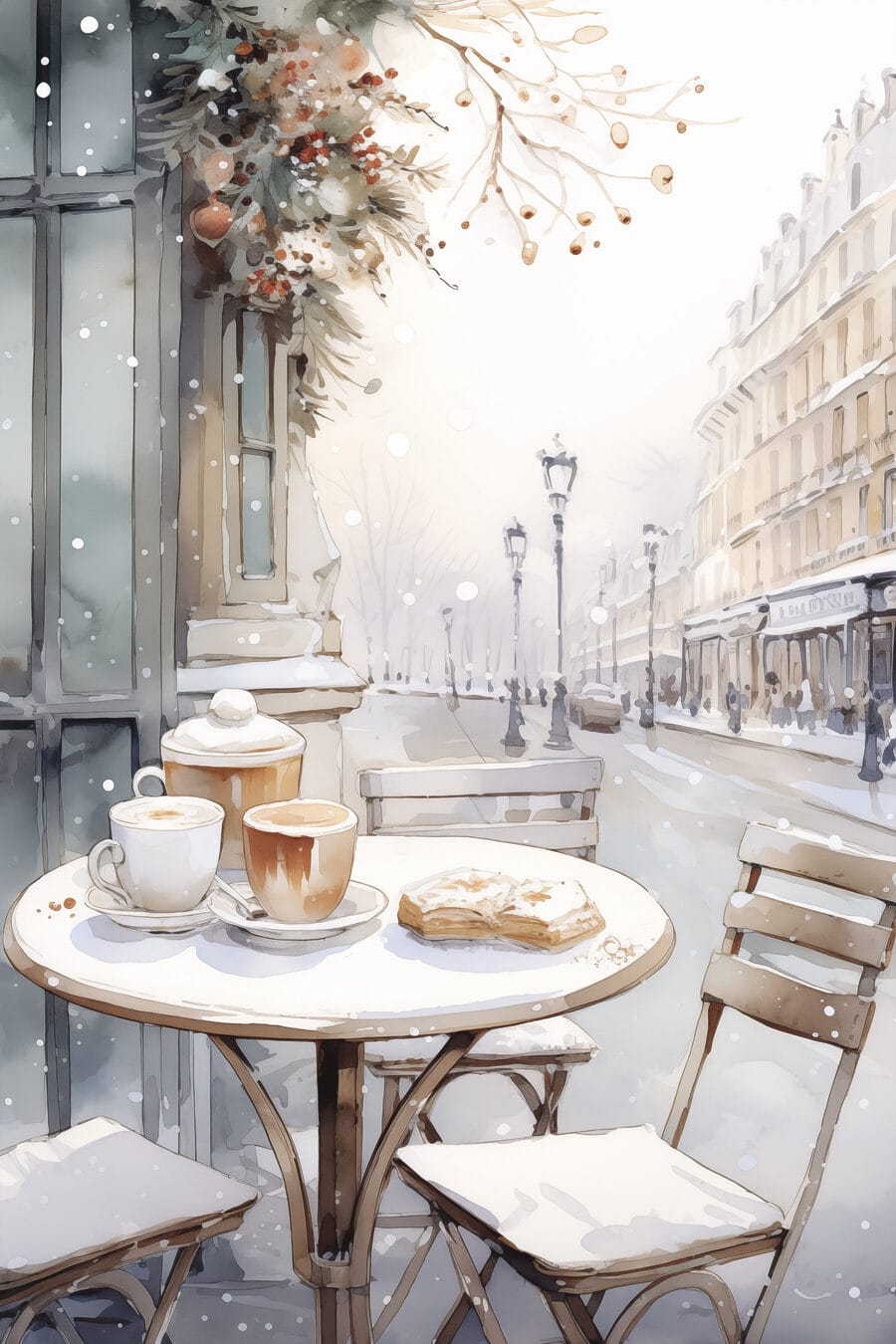 Café am Boulevard — ganzes Design