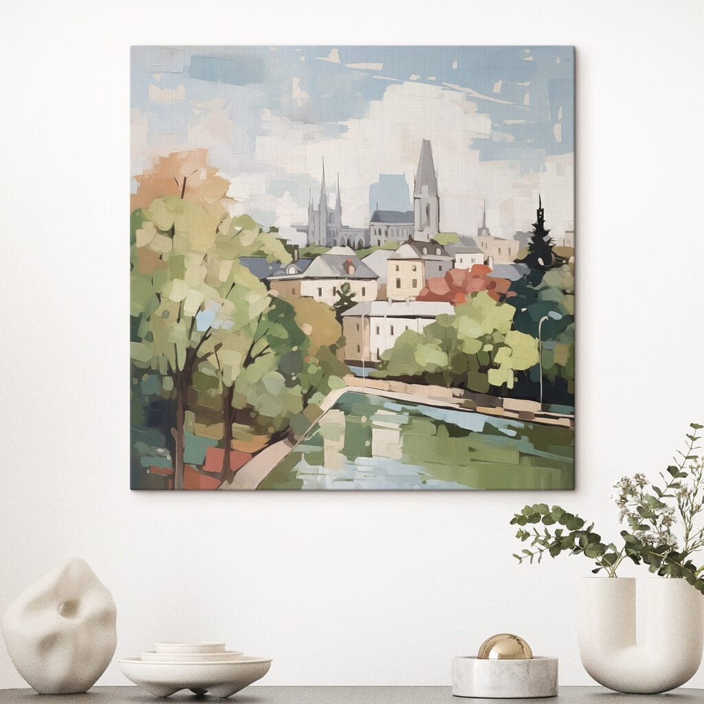 Stadt am grünen Fluss — Interieur 2
