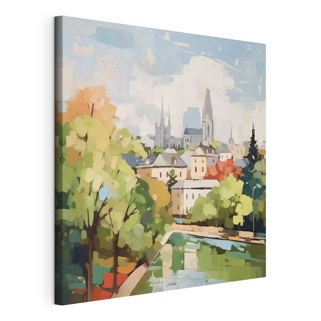 Stadt am grünen Fluss — Produktansicht