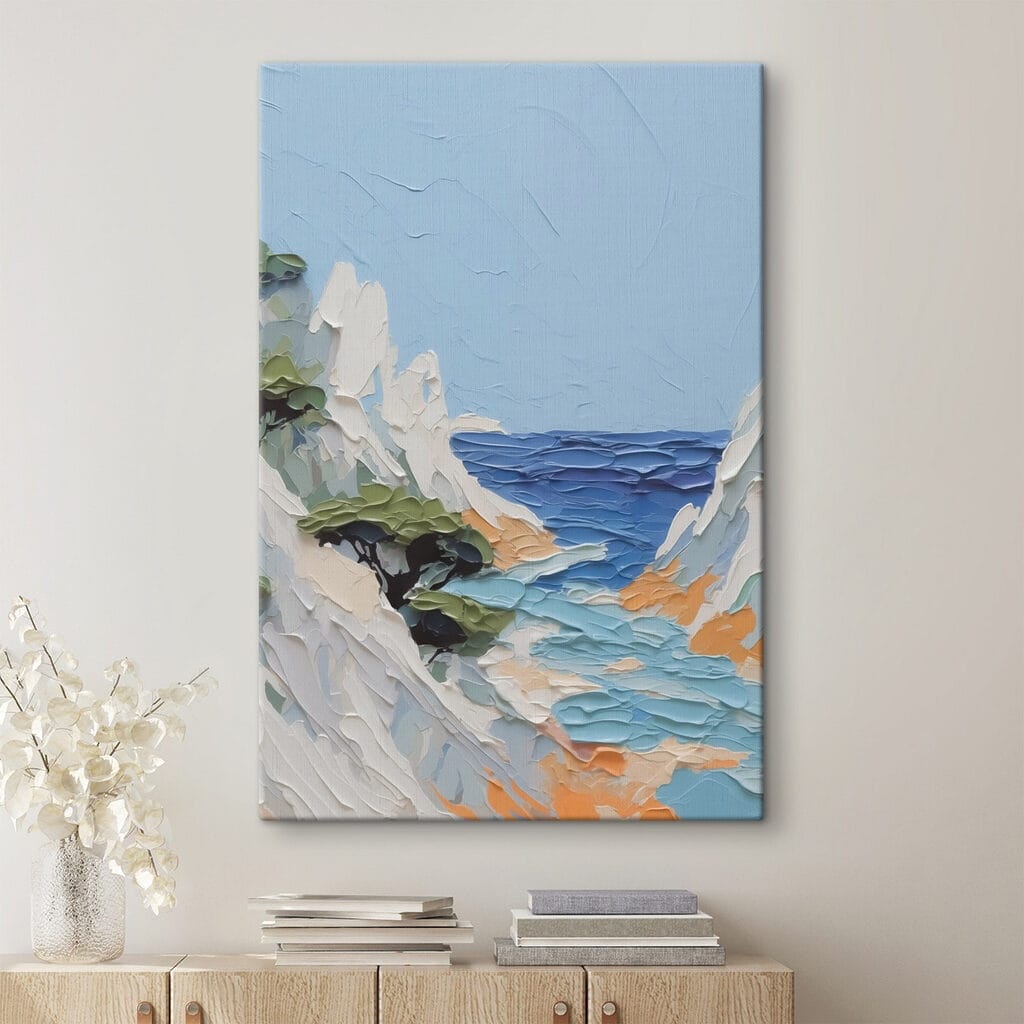 Bucht zwischen weißen Felsen — Interieur 1