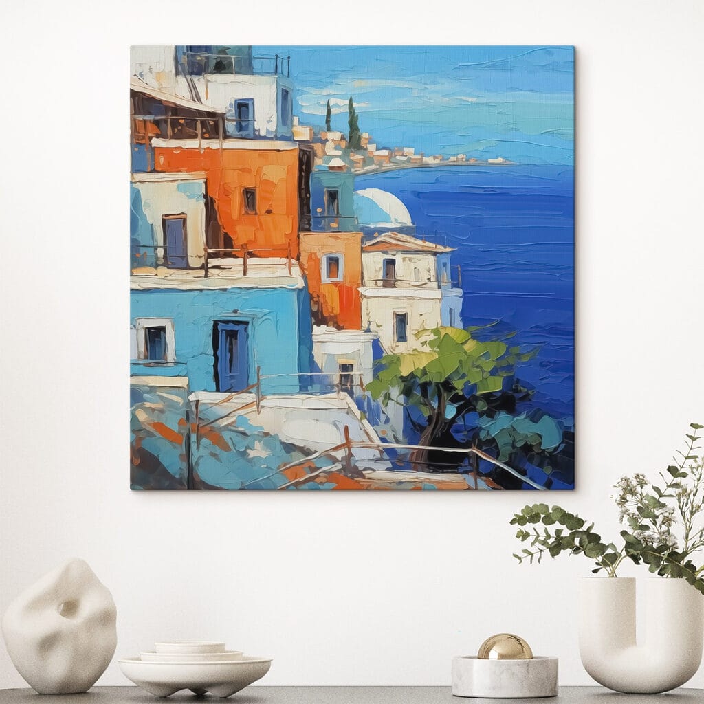 Bunte Häuser am Meer — Interieur 2