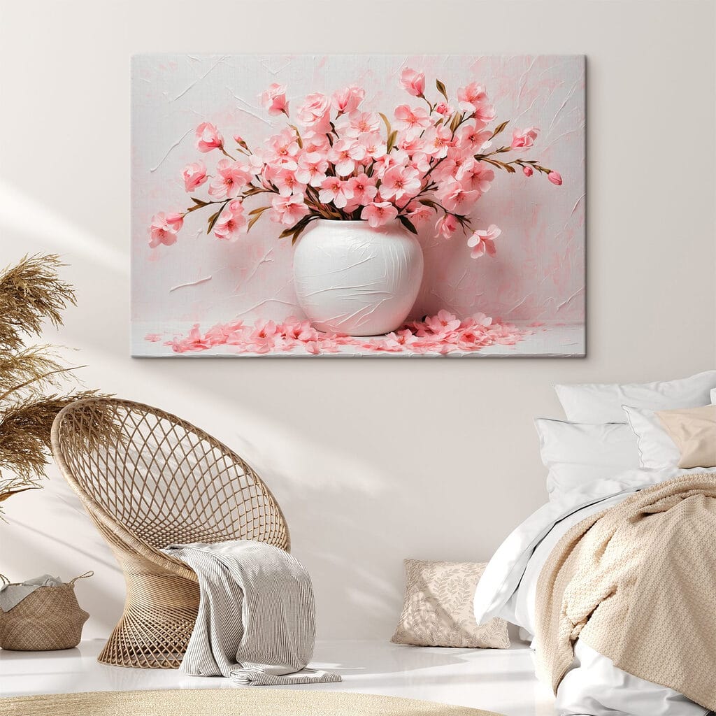 Blüten in runder Vase — Interieur 1