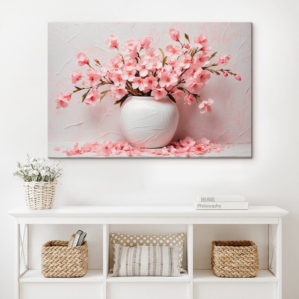 Blüten in runder Vase — Interieur 3