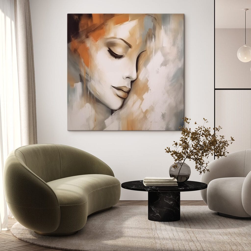 Stilles Profil in Pfirsichtönen — Interieur 2