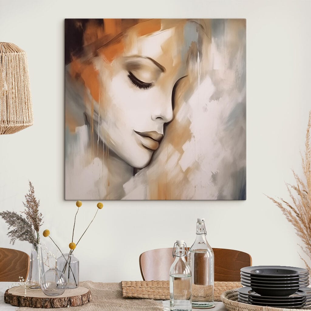 Stilles Profil in Pfirsichtönen — Interieur 1