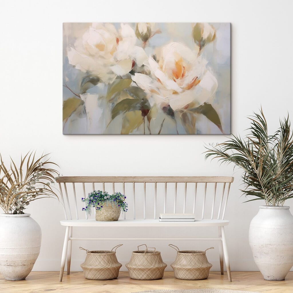Rosen in hellen Pinselstrichen — Interieur 2