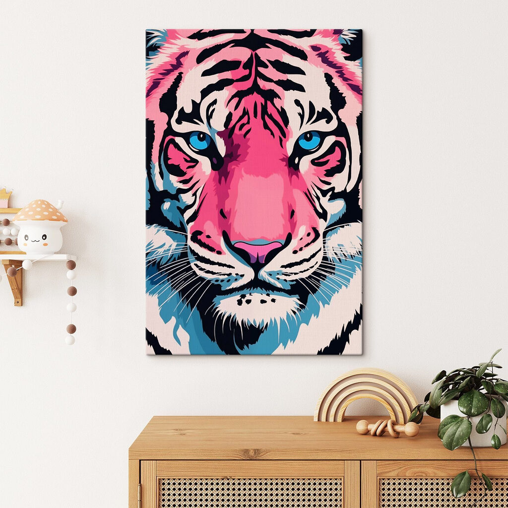 Rosa-blauer Tiger — Interieur 2