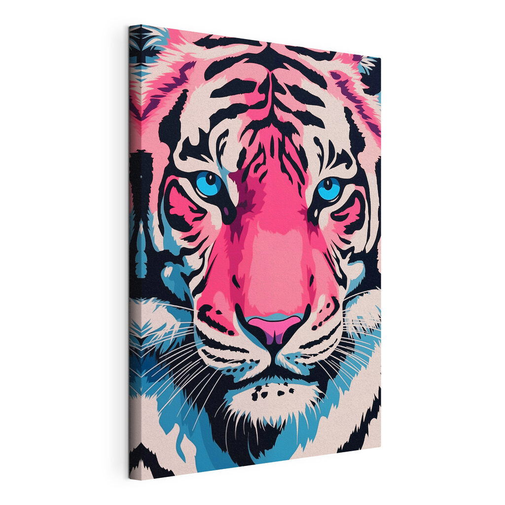 Rosa-blauer Tiger — Produktansicht