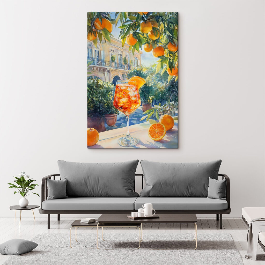 Orangen vor bunten Fassaden — Interieur 2