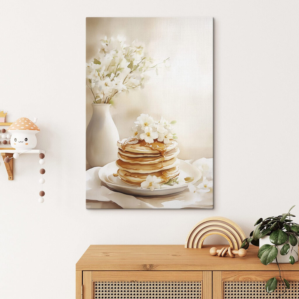 Pfannkuchen und Blumenvase — Interieur 2