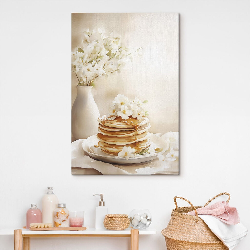 Pfannkuchen und Blumenvase — Interieur 1