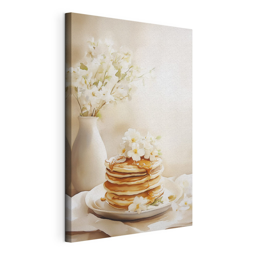 Pfannkuchen und Blumenvase — Produktansicht