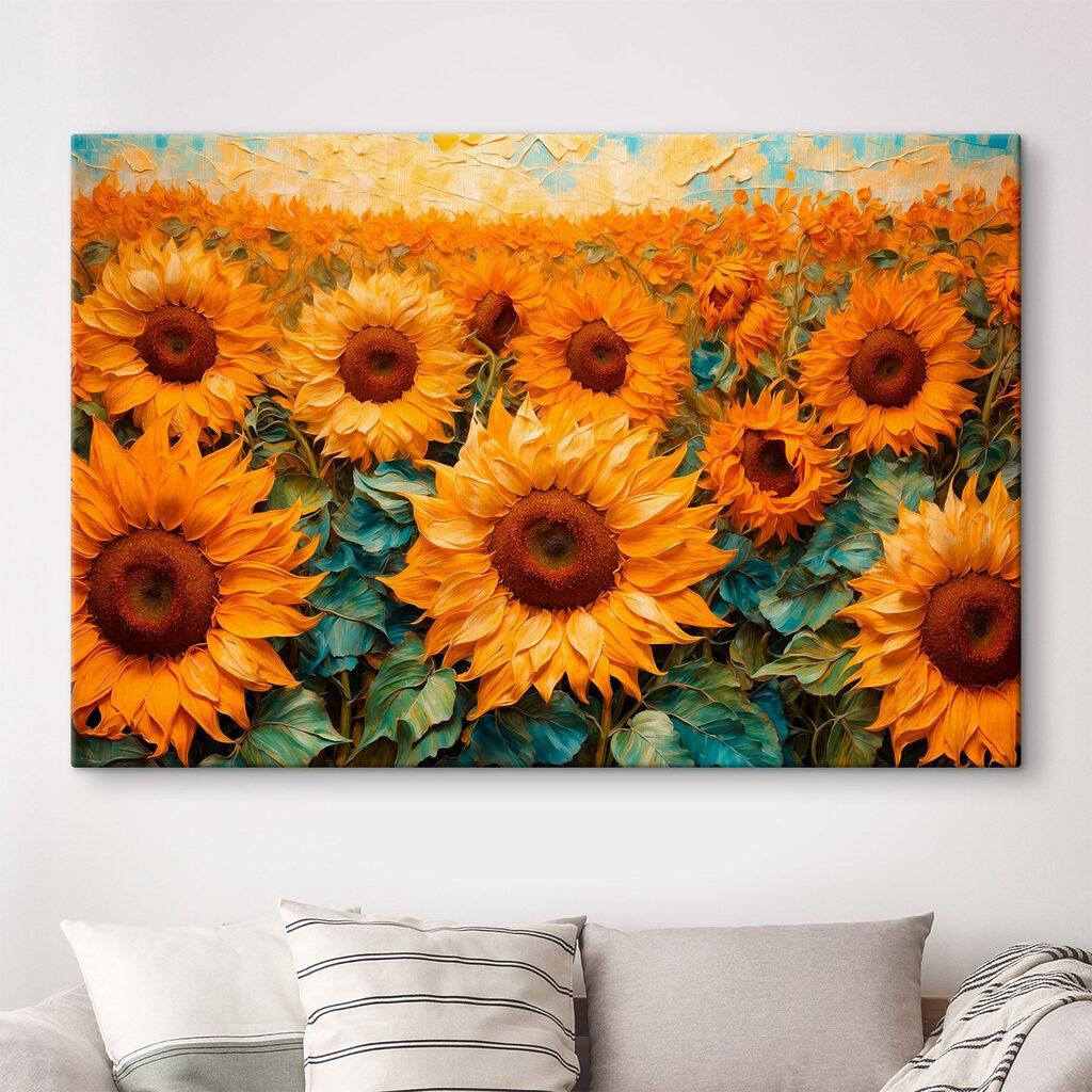 Sonnenblumen bis zum Horizont — Interieur 2