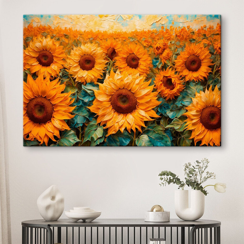 Sonnenblumen bis zum Horizont — Interieur 1