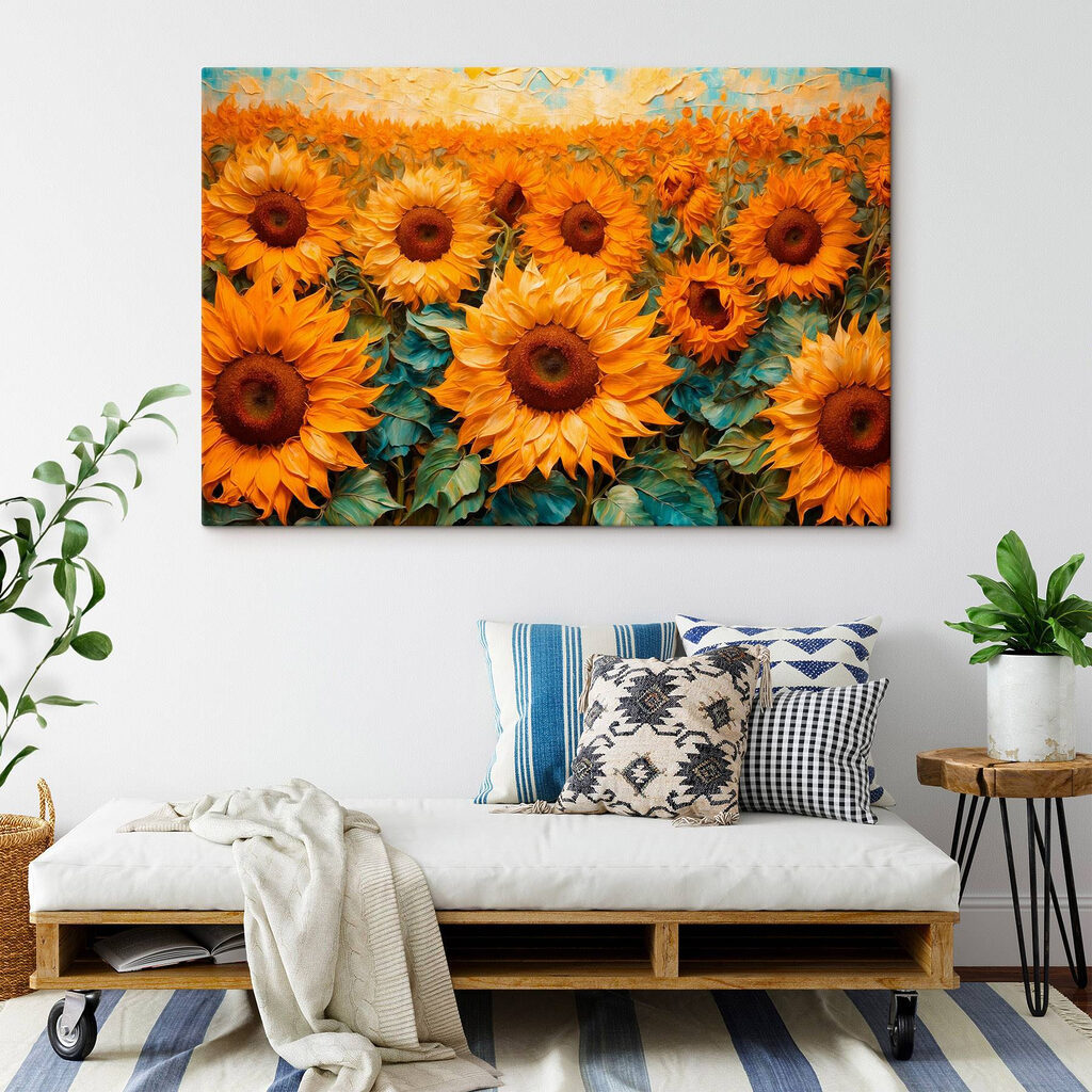 Sonnenblumen bis zum Horizont — Interieur 3