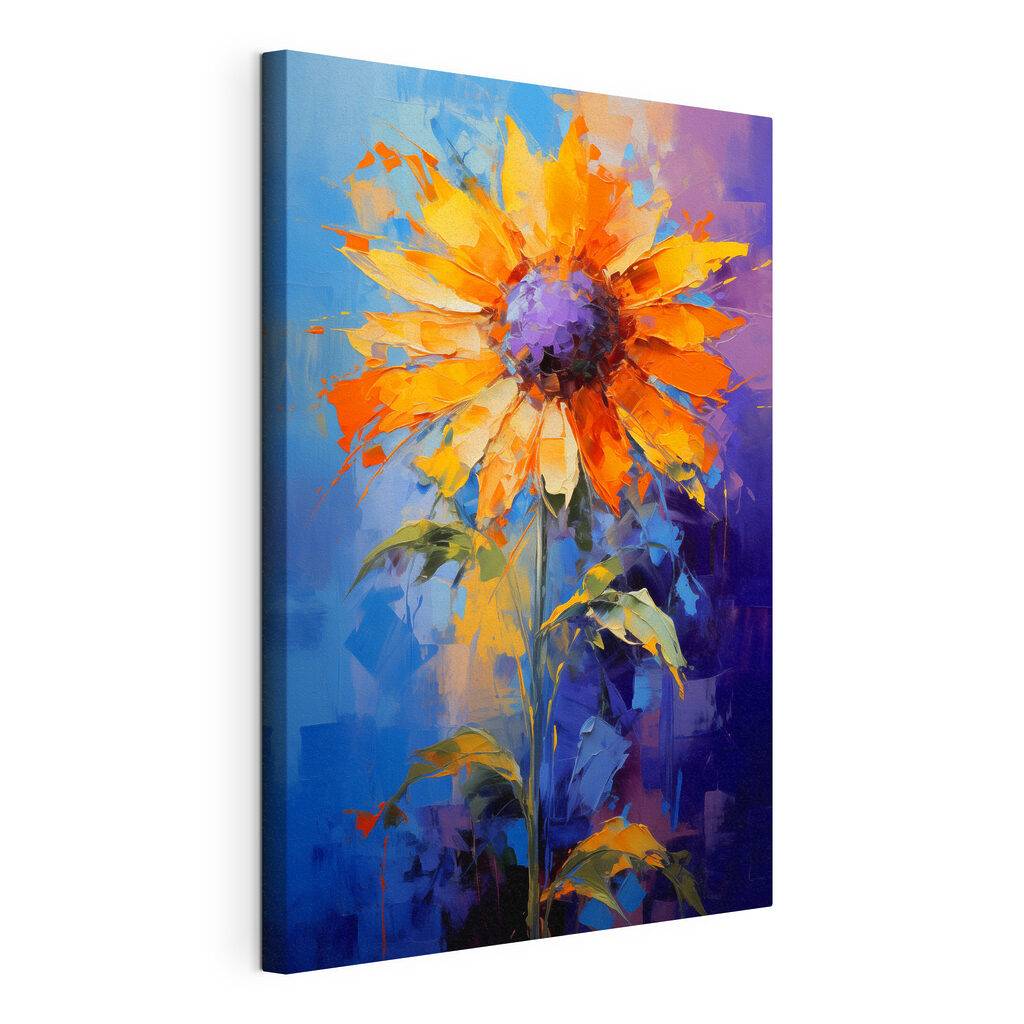 Sonnenblume zwischen Kobaltblau — Produktansicht