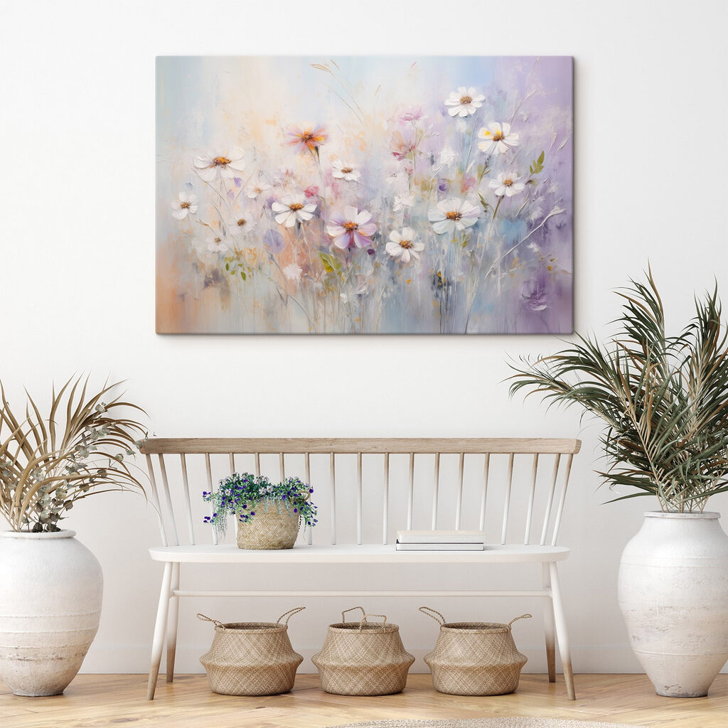 Margeriten in lila Licht — Interieur 1