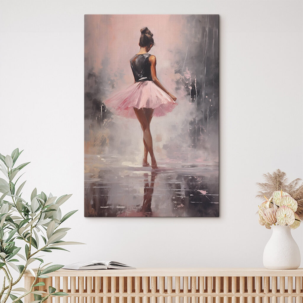 Ballerina im rosa Tutu — Interieur 1