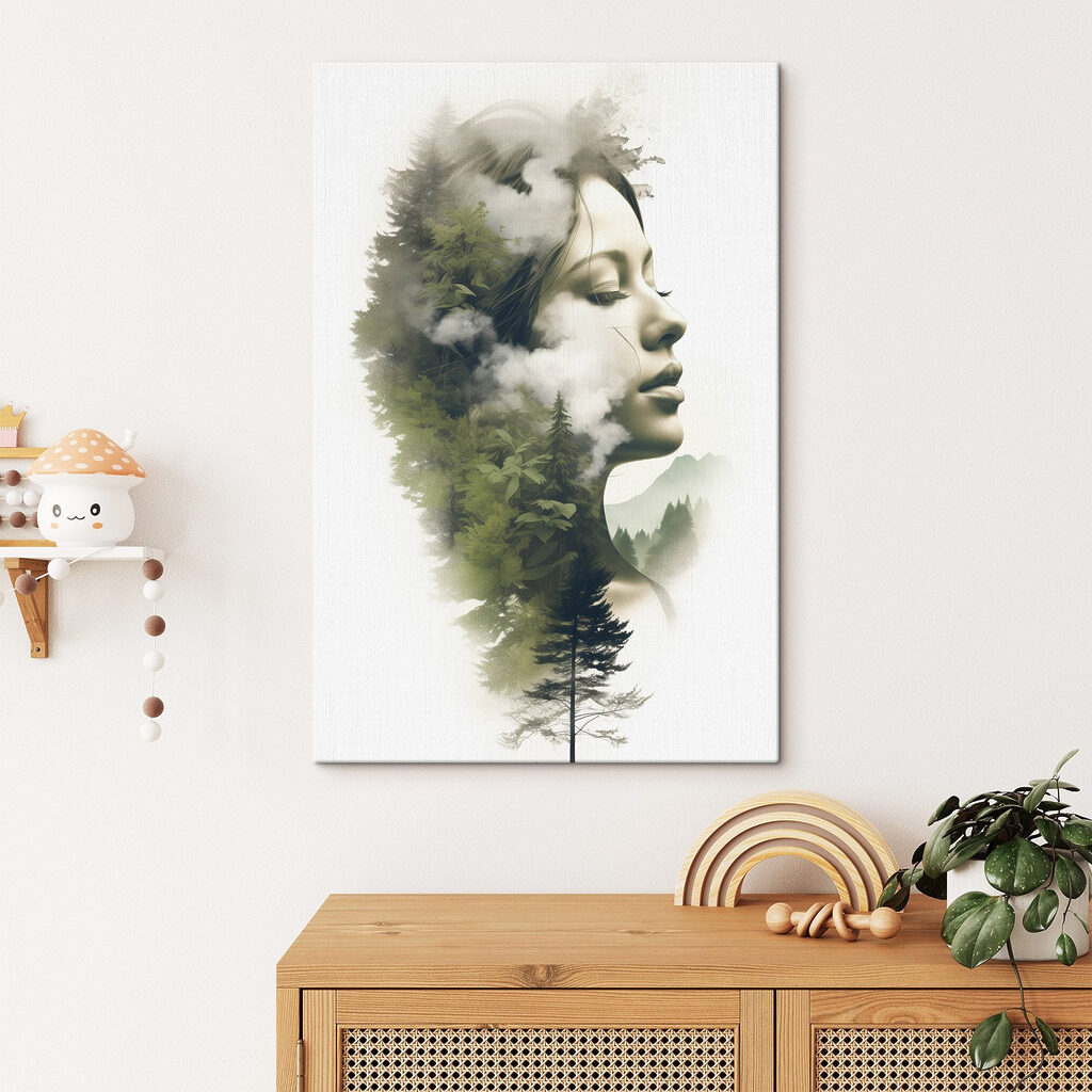 Stilles Profil im Waldnebel — Interieur 1