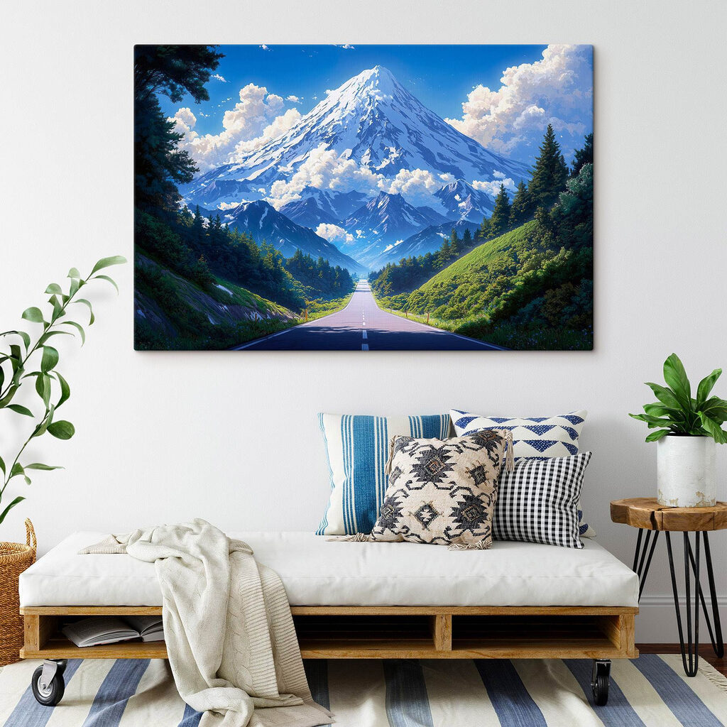 Straße zum verschneiten Gipfel — Interieur 2