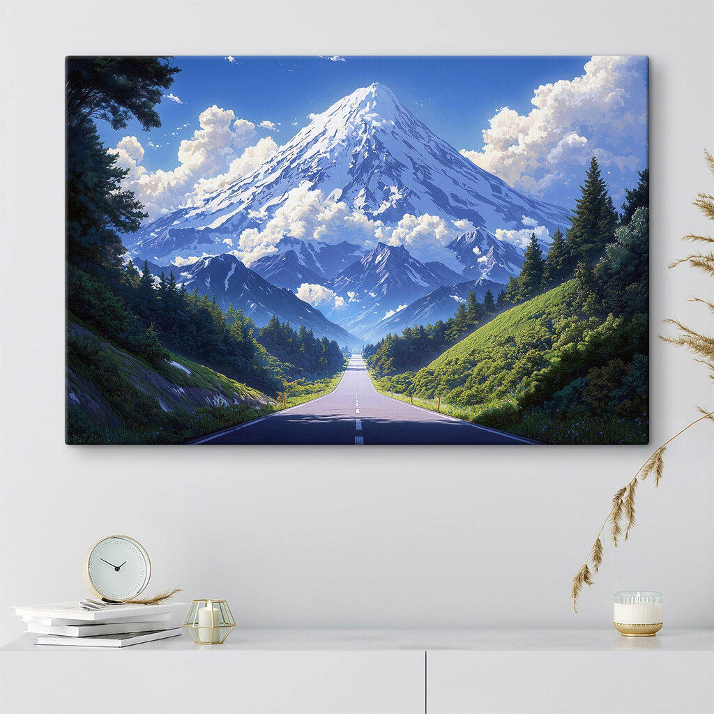 Straße zum verschneiten Gipfel — Interieur 3