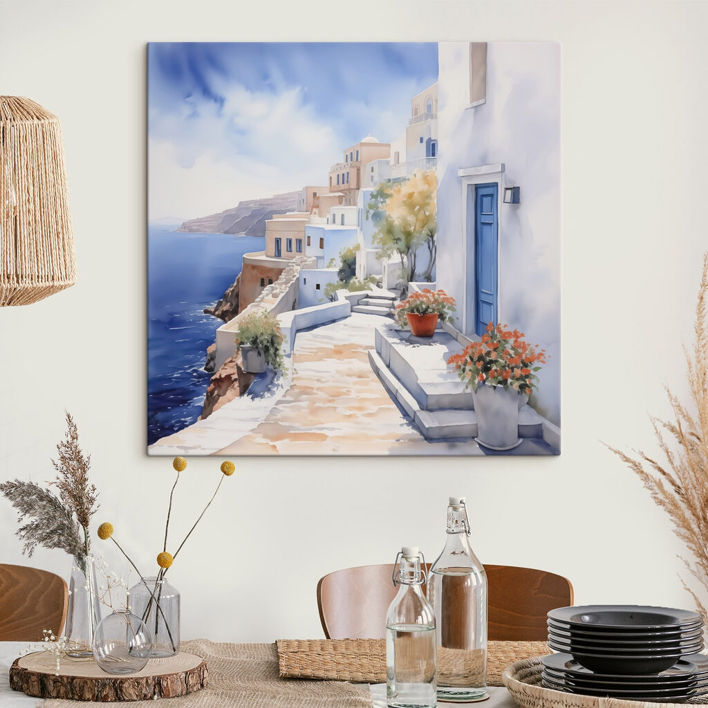Blaue Türen am Meer — Interieur 2