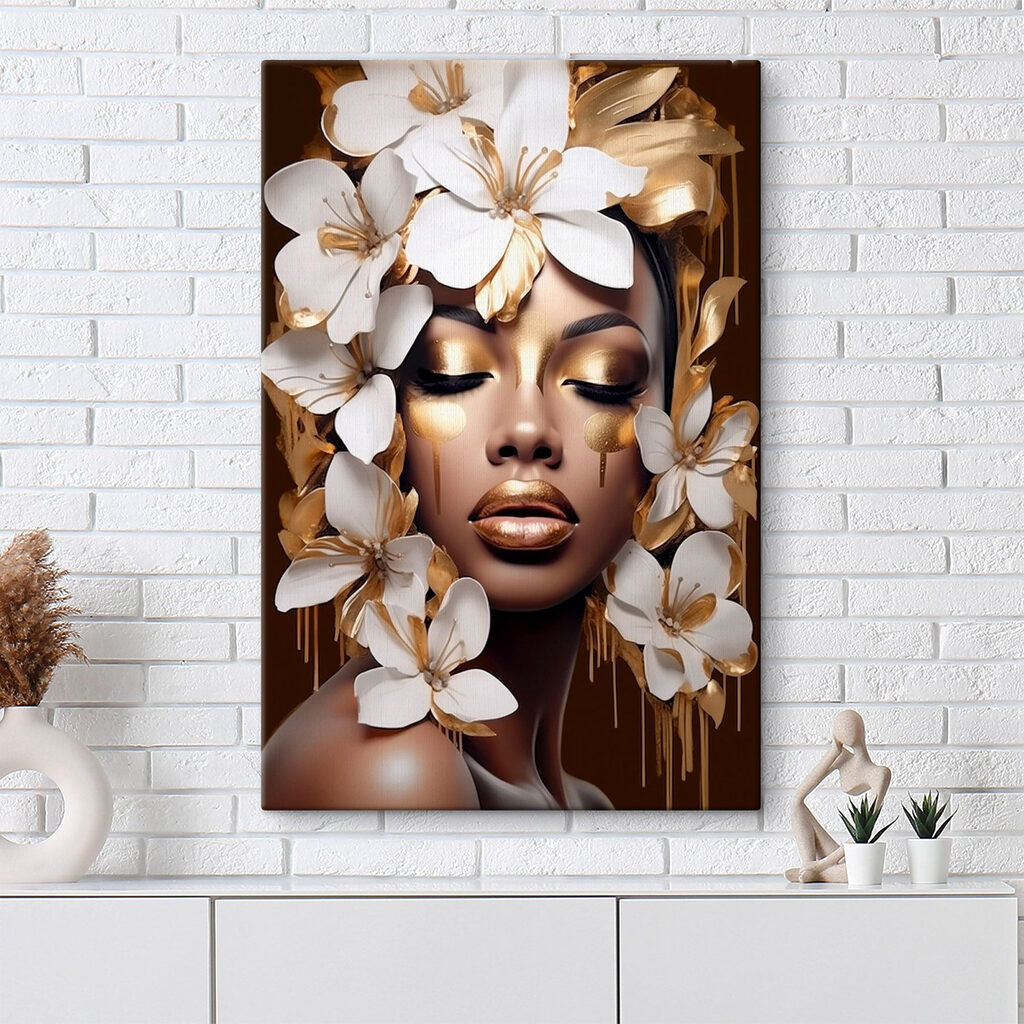 Weiße Blüten, goldene Lider — Interieur 2