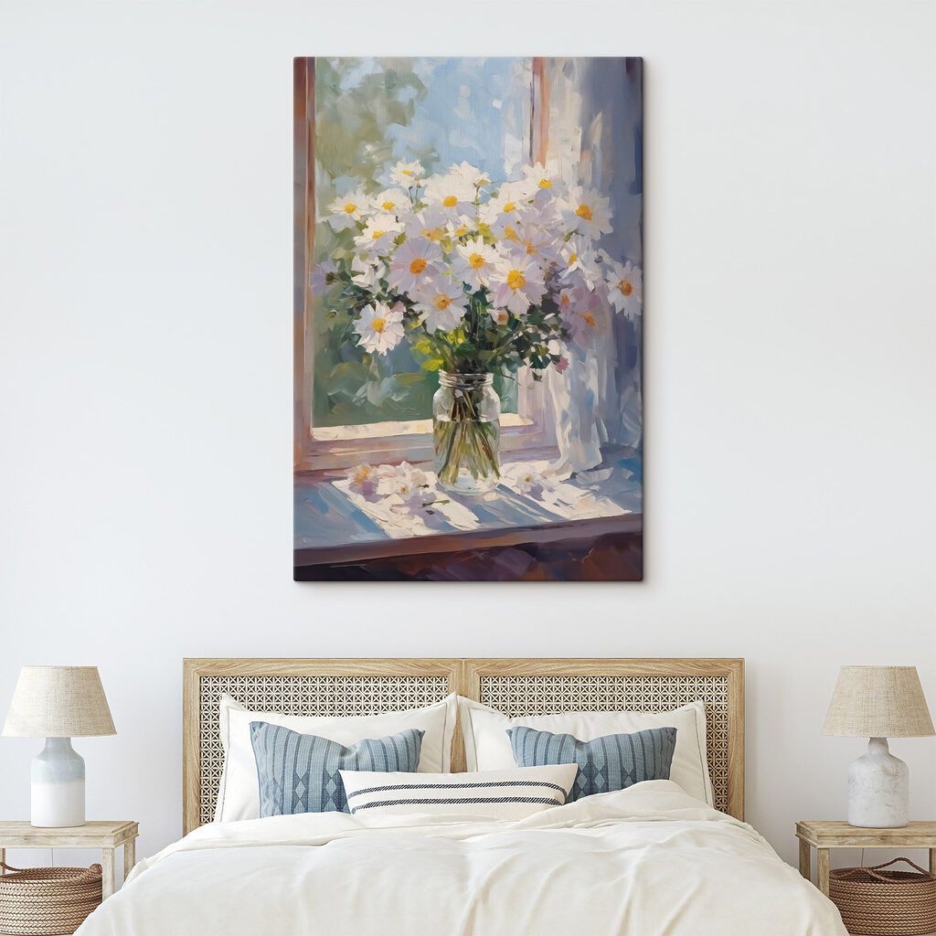 Margeriten am Fenster — Interieur 2