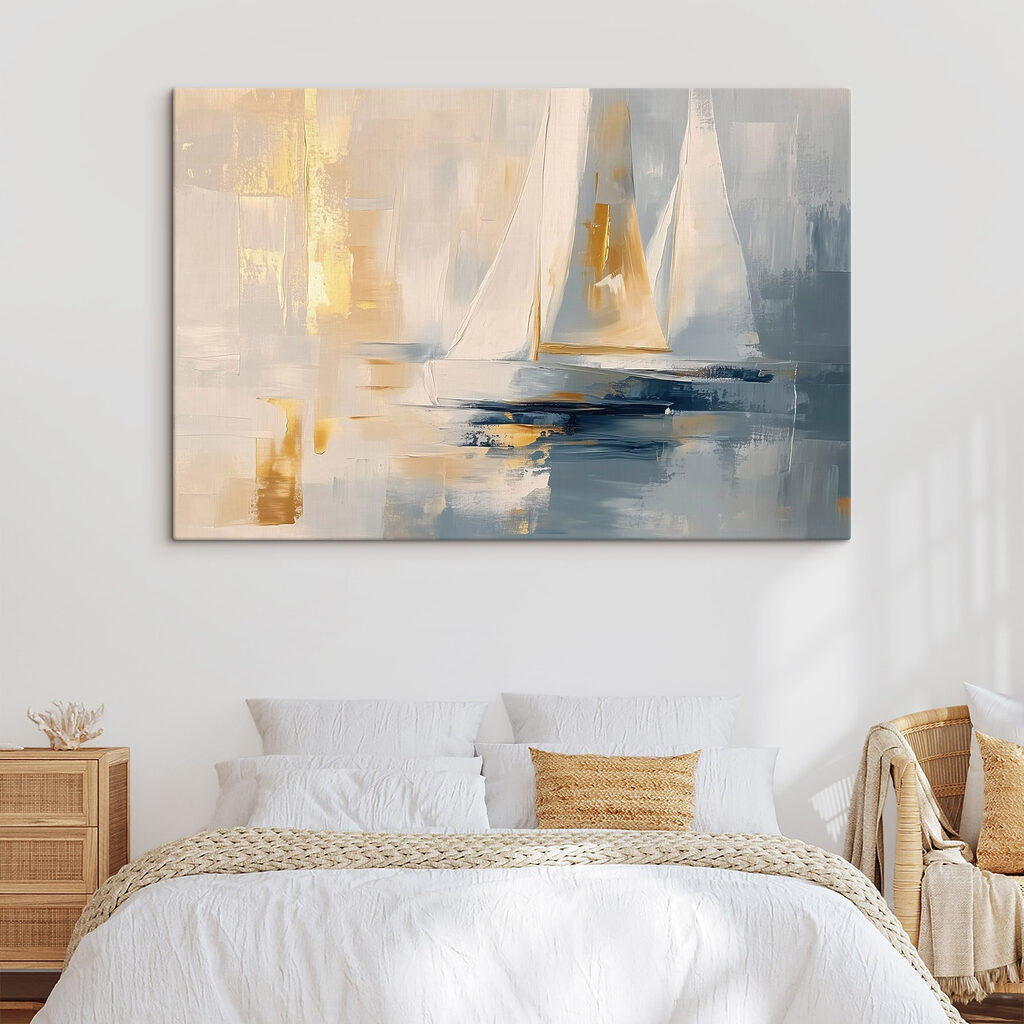 Segelboot im blassgoldenen Licht — Interieur 2