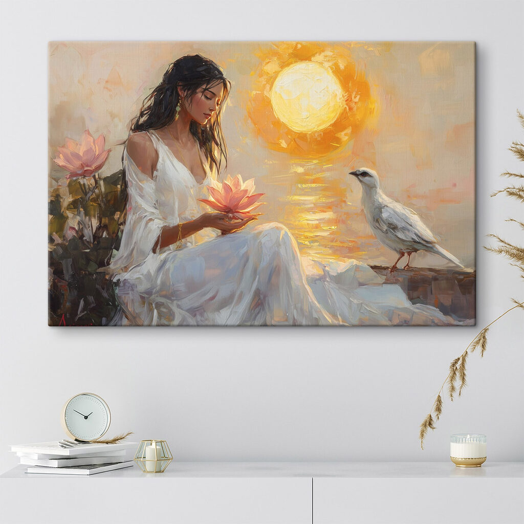 Lotus und weiße Möwe — Interieur 1