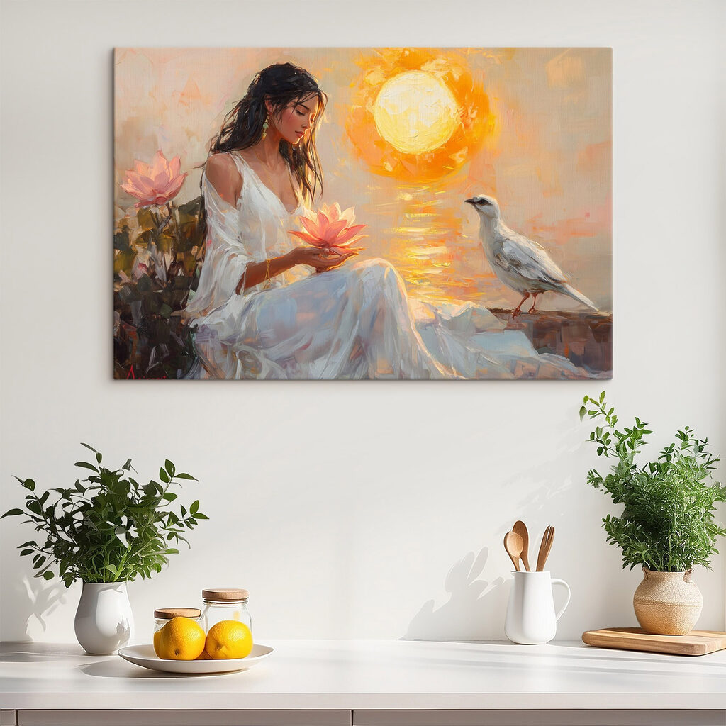 Lotus und weiße Möwe — Interieur 2