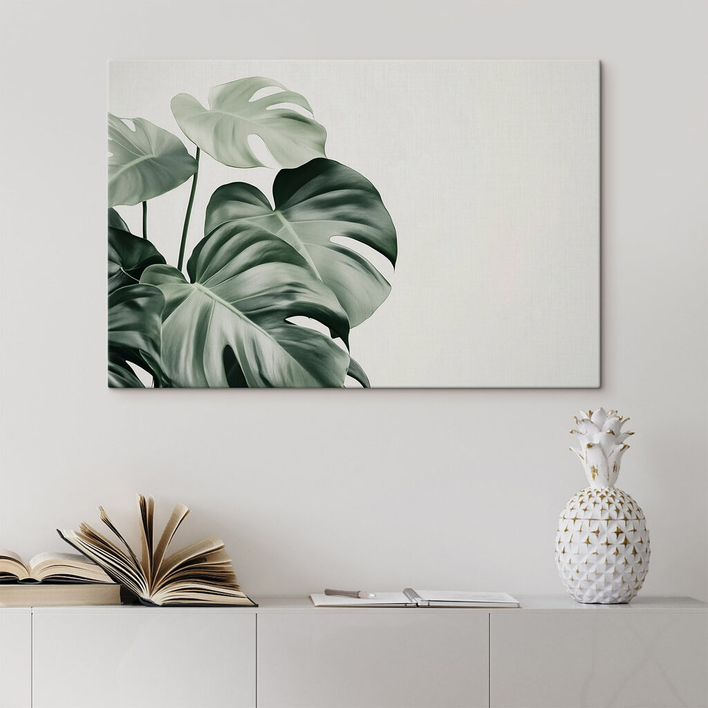 Monstera in tiefem Grün — Interieur 1