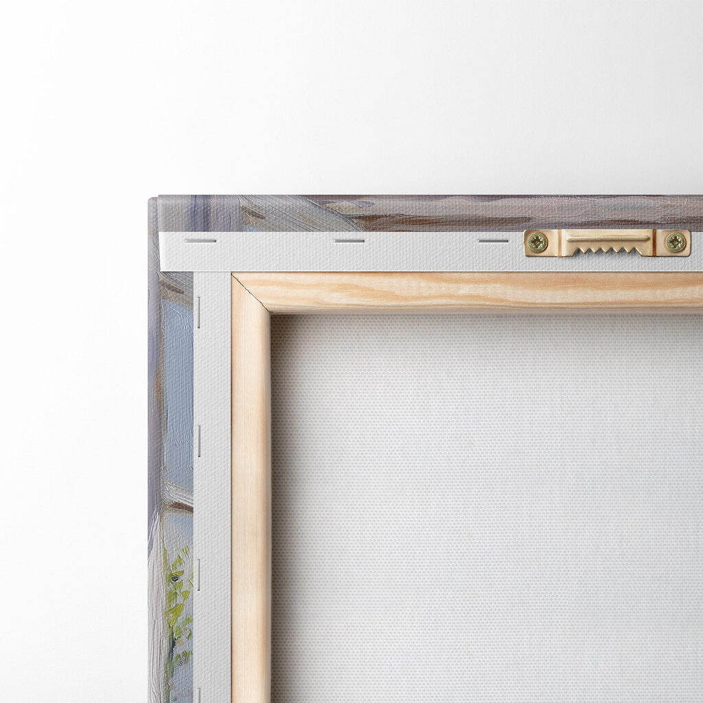 Offenes Fenster zur Blumenwiese — Rückseite