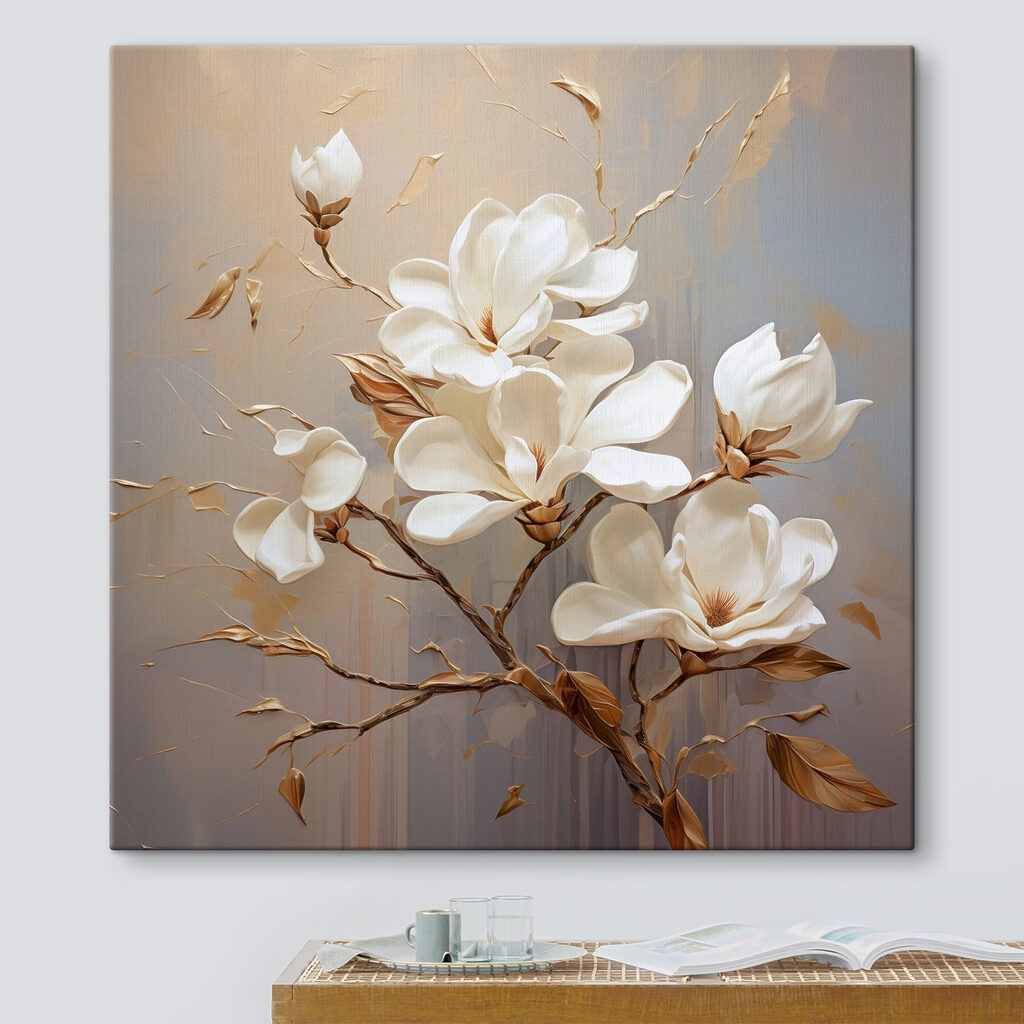 Weiße Magnolie an Zweigen — Interieur 3