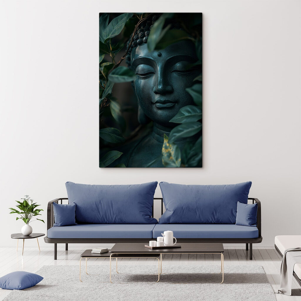 Buddha zwischen kühlen Dschungelblättern — Interieur 2