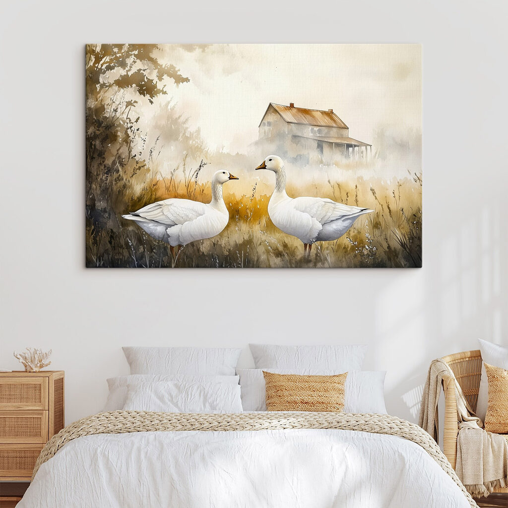 Gänse im goldenen Gras — Interieur 2