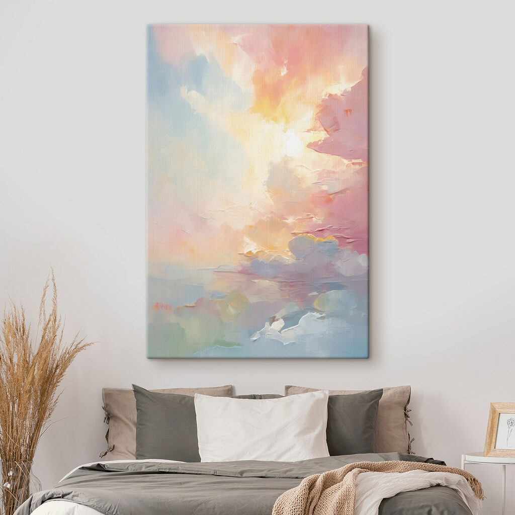 Lichtdurchbruch in sanften Farbwolken — Interieur 2