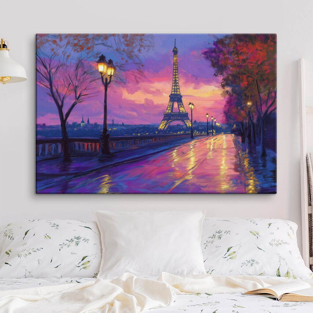 Paris im violetten Abendlicht — Interieur 1