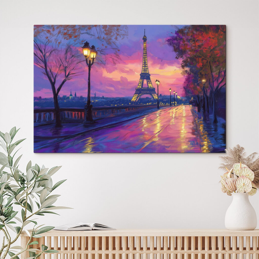 Paris im violetten Abendlicht — Interieur 2