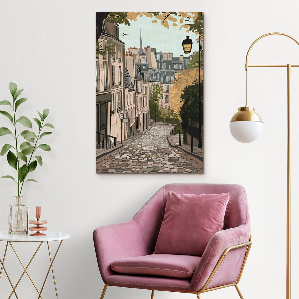 Stille Treppengasse im Herbst — Interieur 2