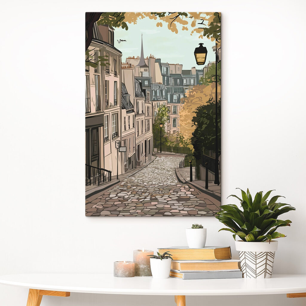 Stille Treppengasse im Herbst — Interieur 1