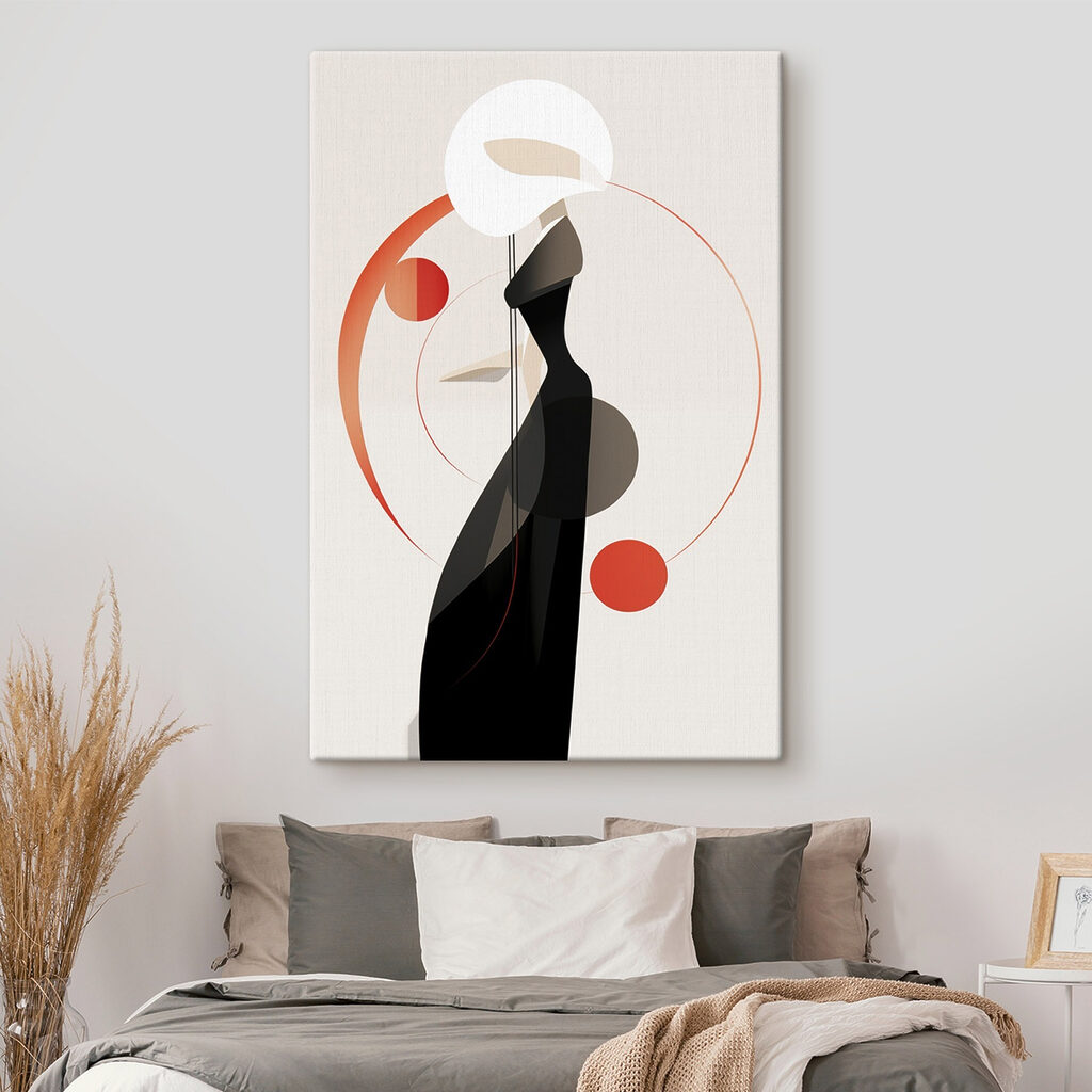 Dame zwischen Kreisen — Interieur 2