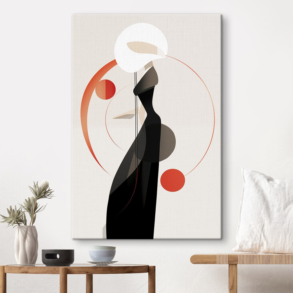 Dame zwischen Kreisen — Interieur 1