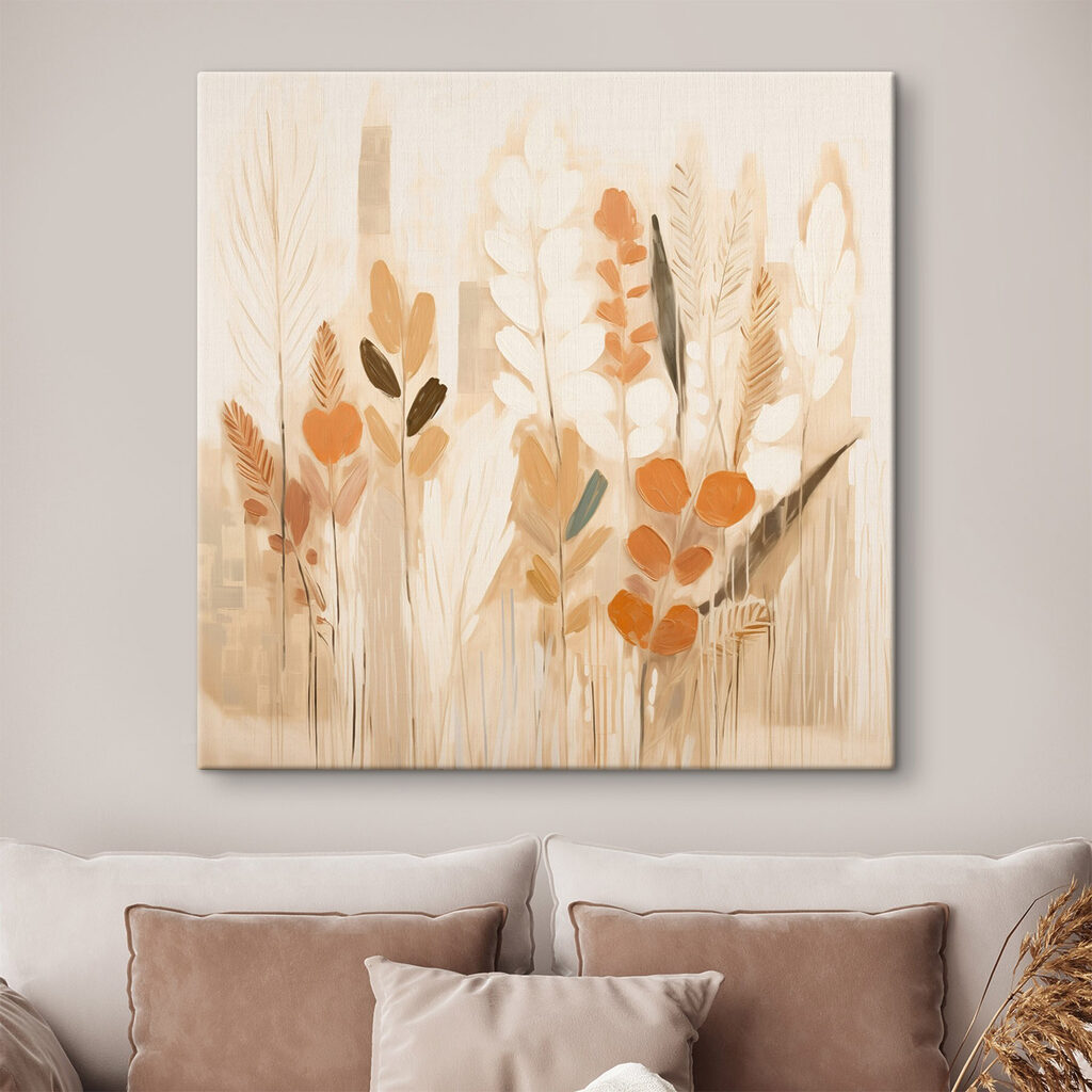 Trockene Stängel in Pastell — Interieur 2
