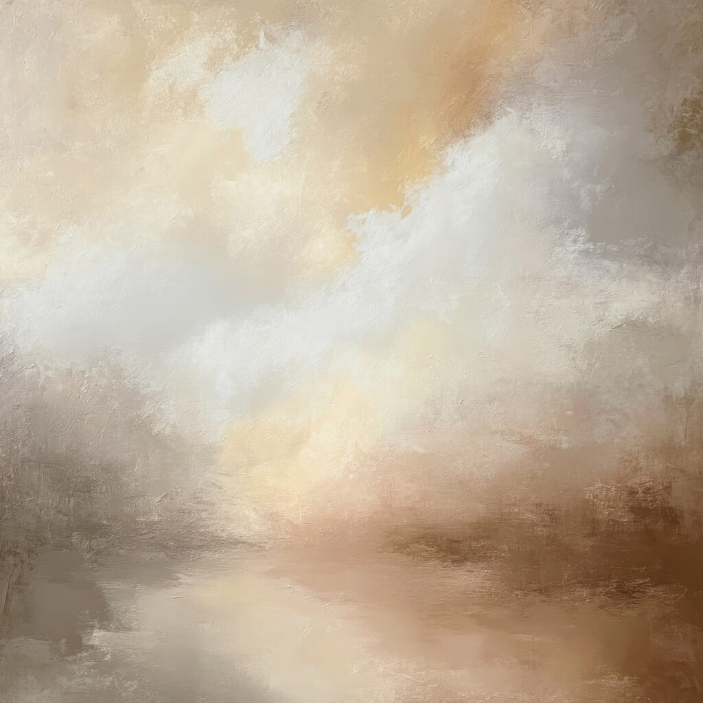 Goldlicht in sanften Wolken — ganzes Design