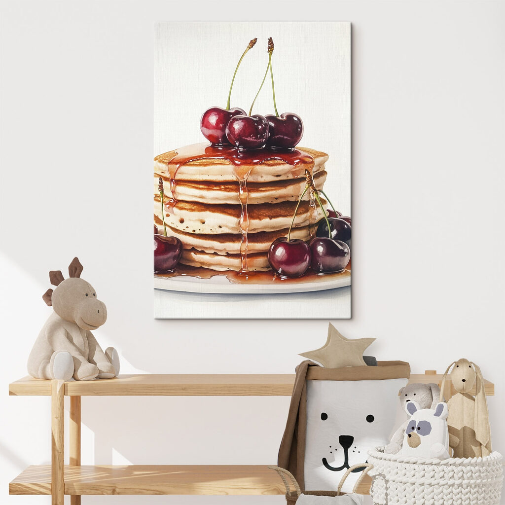 Pfannkuchen mit glänzenden Kirschen — Interieur 2